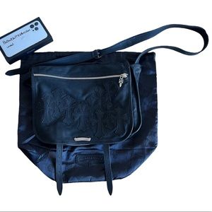 Chrome Hearts cross embroidererd Messenger Bag